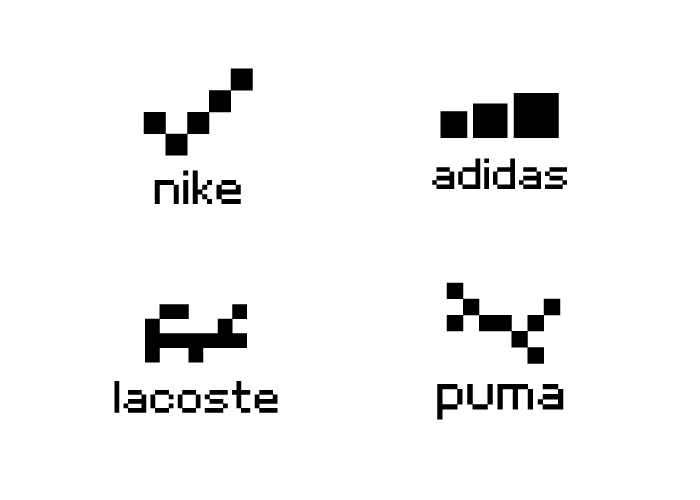 Pixelized Logos